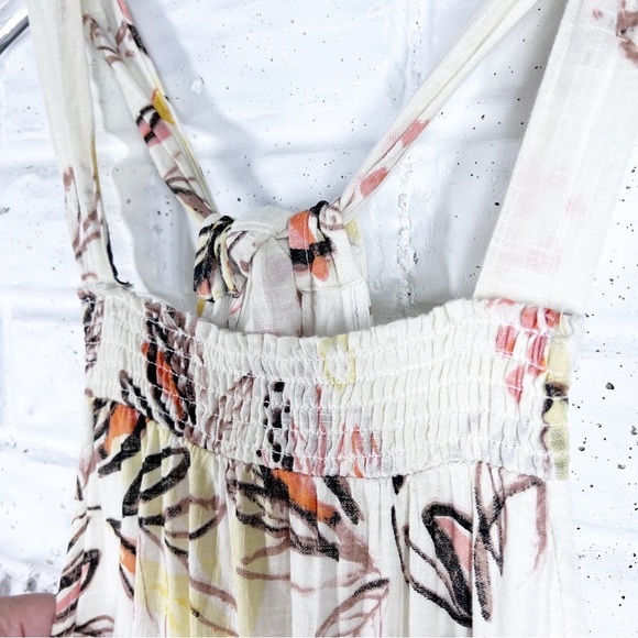 FREE PEOPLE Anita Maxi Dress Endless Summer Tiered Ruffle Watercolor Floral XS - Picture 6 of 14